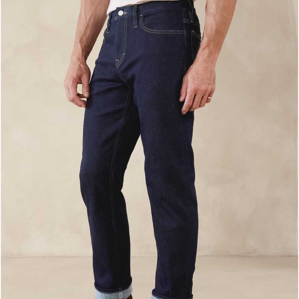 Banana republic slim fit dark wash jeans